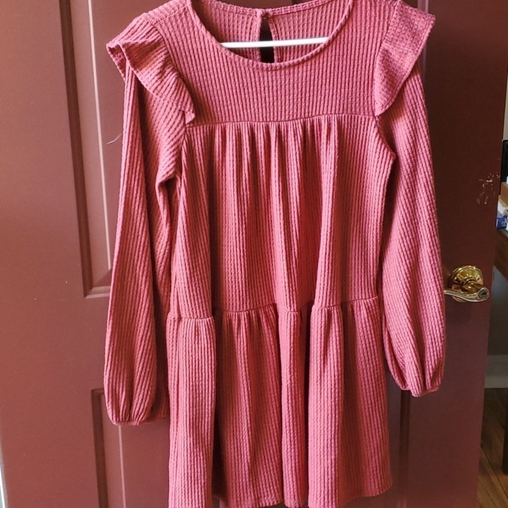 Unbranded rust waffle weave dress size Large